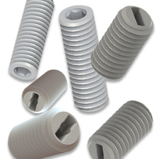 PLASTIC THREADED GRUBS